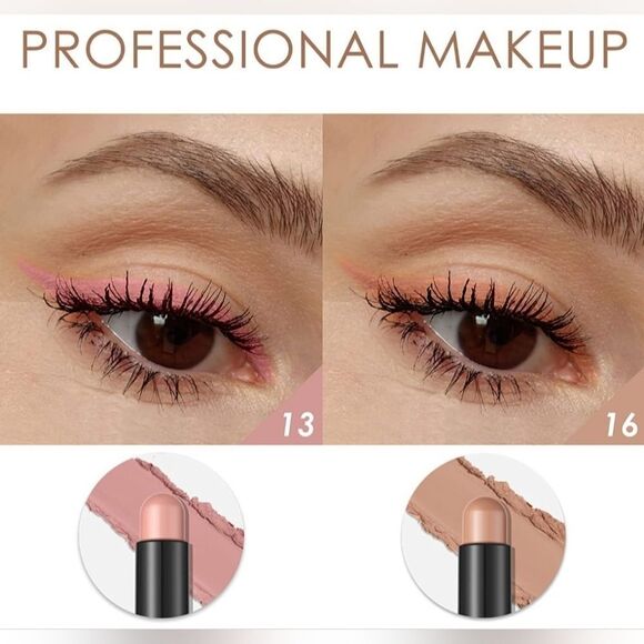 🔺️NIB Focallure Soft Pink Long-Lasting Waterproof Eyeshadow Pencil - Picture 4 of 10